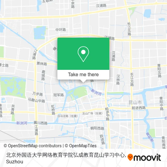 北京外国语大学网络教育学院弘成教育昆山学习中心 map