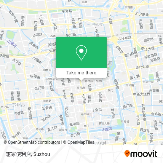 惠家便利店 map