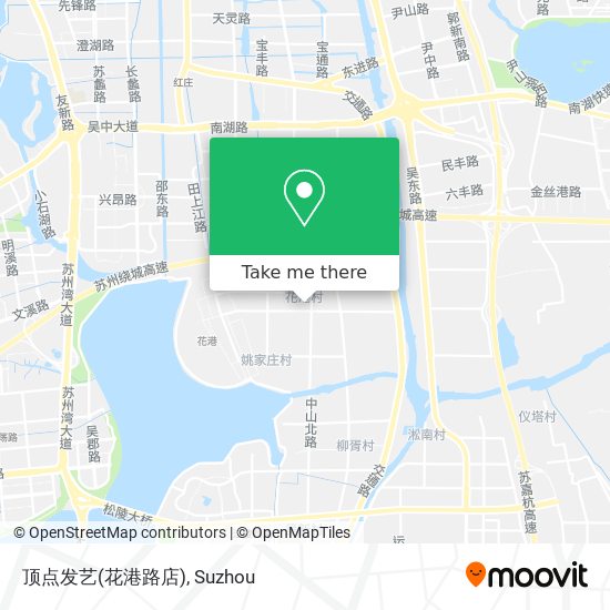 顶点发艺(花港路店) map