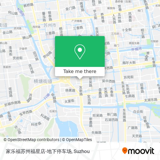 家乐福苏州福星店-地下停车场 map