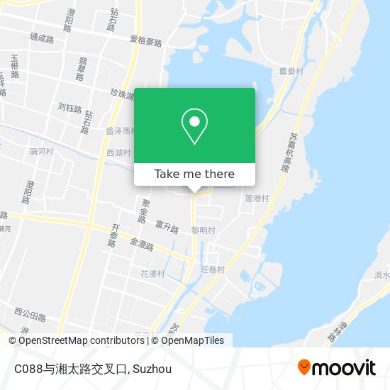 C088与湘太路交叉口 map