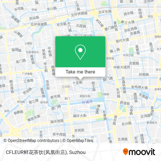 CFLEUR鲜花茶饮(凤凰街店) map