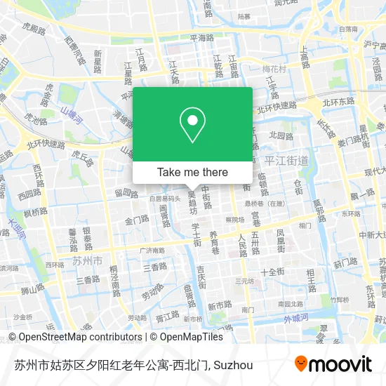 苏州市姑苏区夕阳红老年公寓-西北门 map