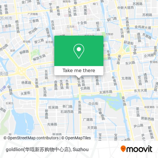 goldlion(华琨新苏购物中心店) map