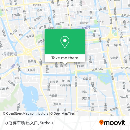 水香停车场-出入口 map
