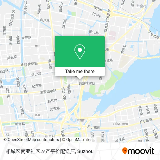 相城区南亚社区农产平价配送店 map