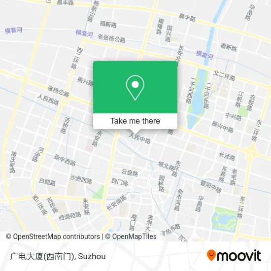广电大厦(西南门) map