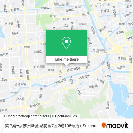 菜鸟驿站(苏州新旅城花园7区2幢108号店) map