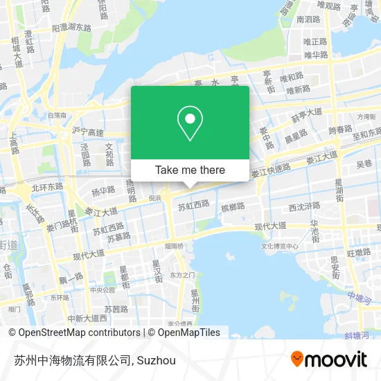 苏州中海物流有限公司 map