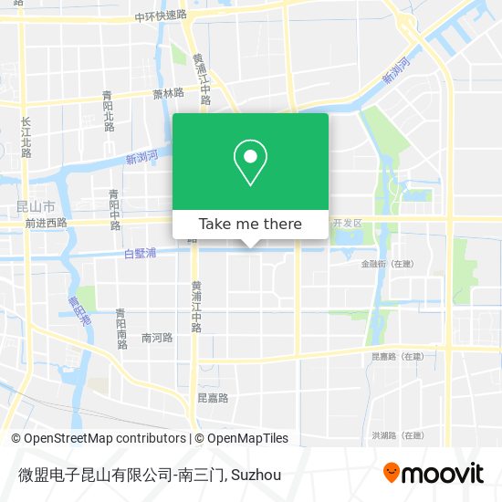 微盟电子昆山有限公司-南三门 map