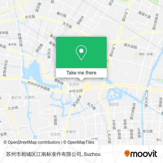 苏州市相城区江南标准件有限公司 map