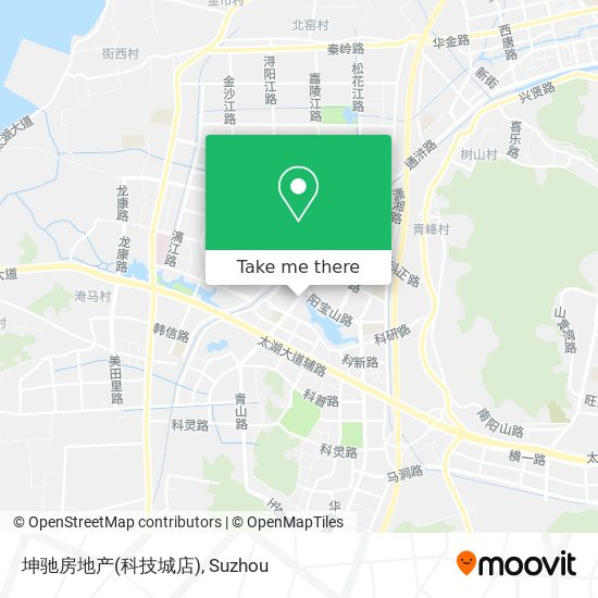 坤驰房地产(科技城店) map