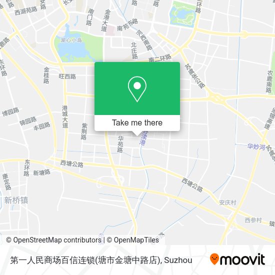 第一人民商场百信连锁(塘市金塘中路店) map