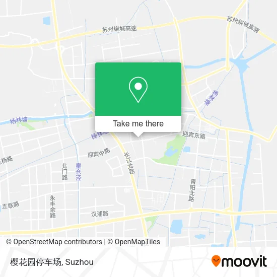 樱花园停车场 map
