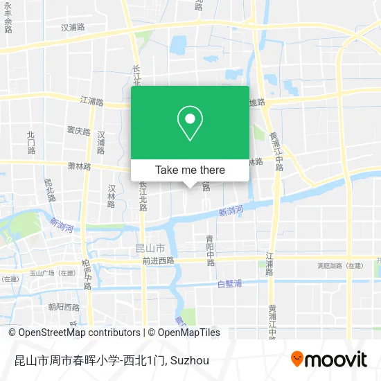 昆山市周市春晖小学-西北1门 map