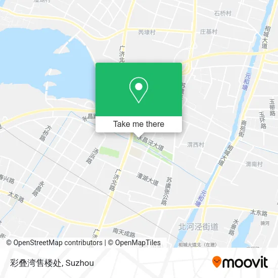 彩叠湾售楼处 map