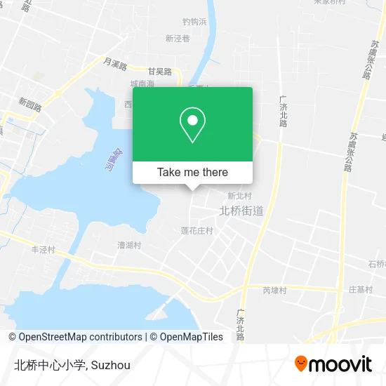 北桥中心小学 map