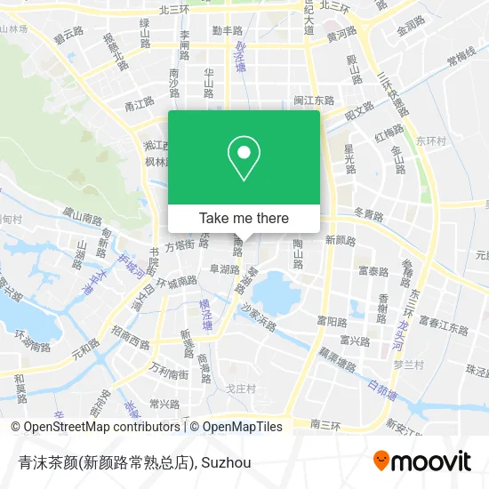 青沫茶颜(新颜路常熟总店) map