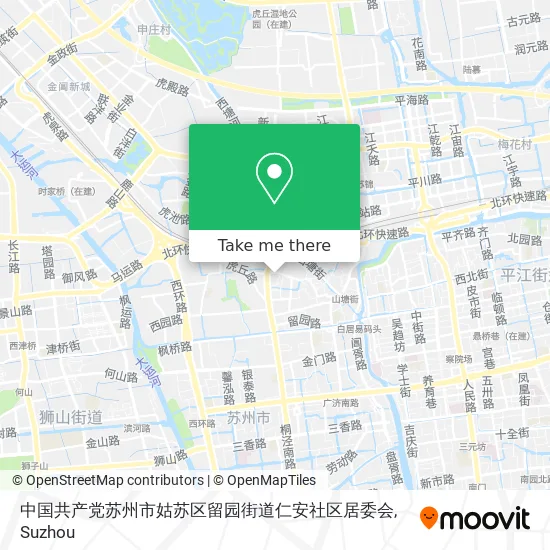 中国共产党苏州市姑苏区留园街道仁安社区居委会 map