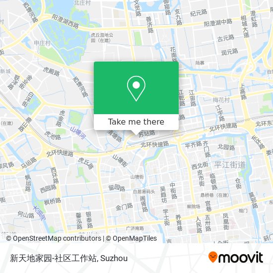 新天地家园-社区工作站 map