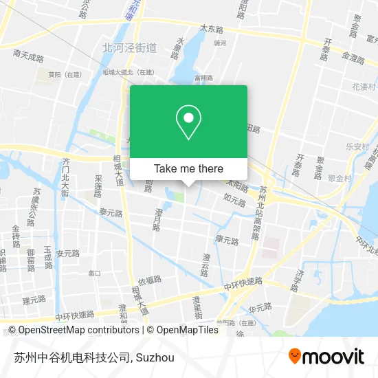 苏州中谷机电科技公司 map