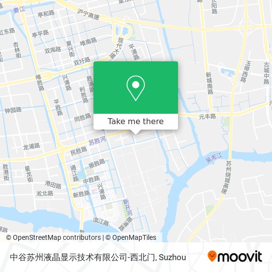 中谷苏州液晶显示技术有限公司-西北门 map