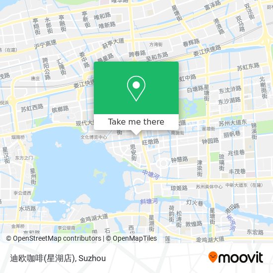 迪欧咖啡(星湖店) map