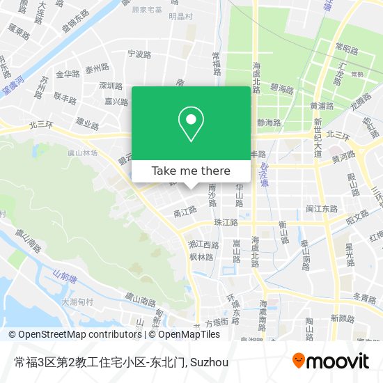 常福3区第2教工住宅小区-东北门 map