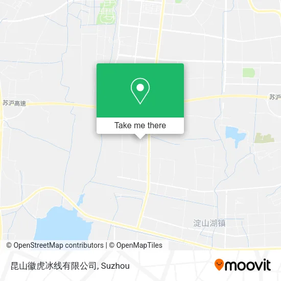 昆山徽虎冰线有限公司 map