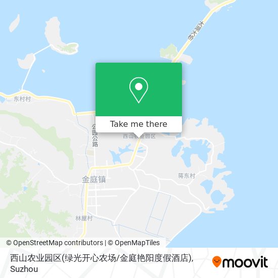 西山农业园区(绿光开心农场/金庭艳阳度假酒店) map