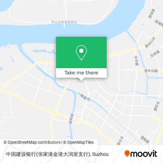 中国建设银行(张家港金港大润发支行) map
