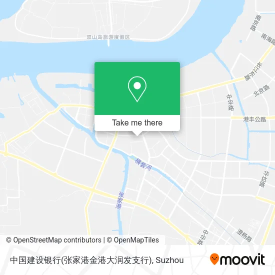 中国建设银行(张家港金港大润发支行) map
