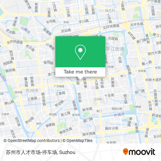 苏州市人才市场-停车场 map