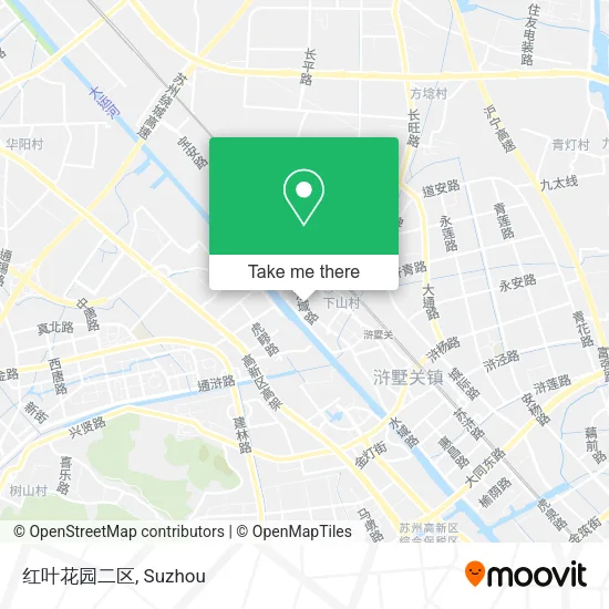 红叶花园二区 map