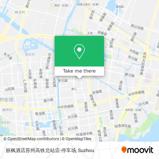 丽枫酒店苏州高铁北站店-停车场 map