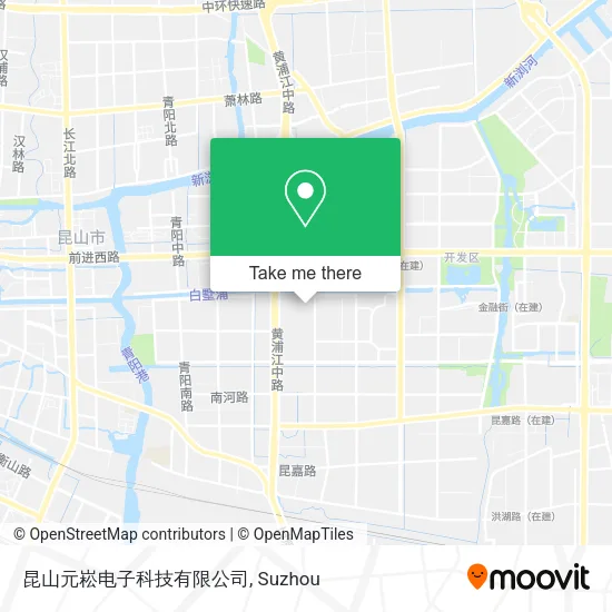 昆山元崧电子科技有限公司 map