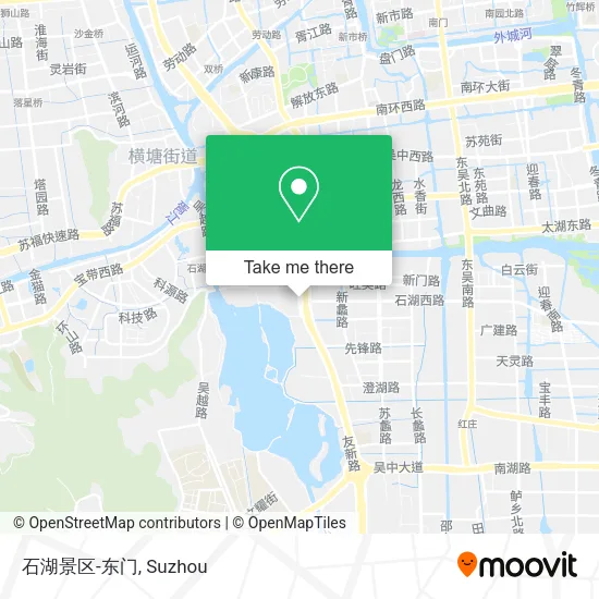 石湖景区-东门 map