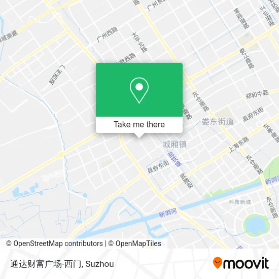 通达财富广场-西门 map