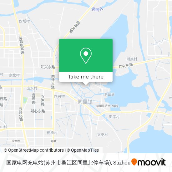 国家电网充电站(苏州市吴江区同里北停车场) map