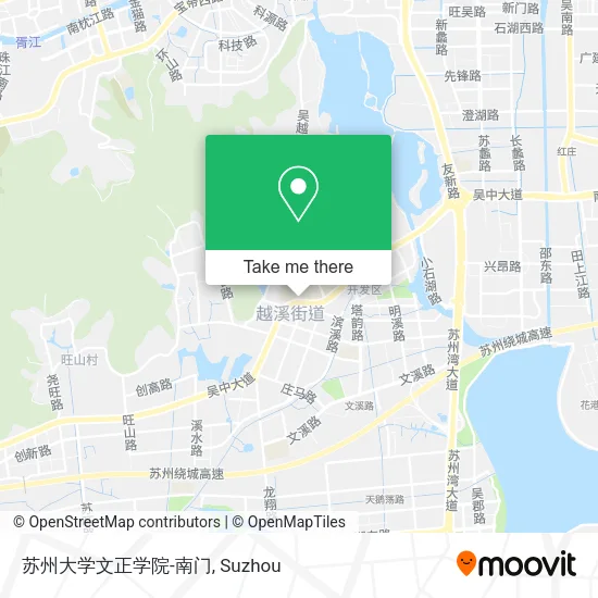 苏州大学文正学院-南门 map