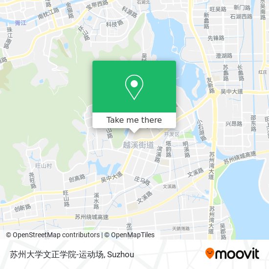 苏州大学文正学院-运动场 map