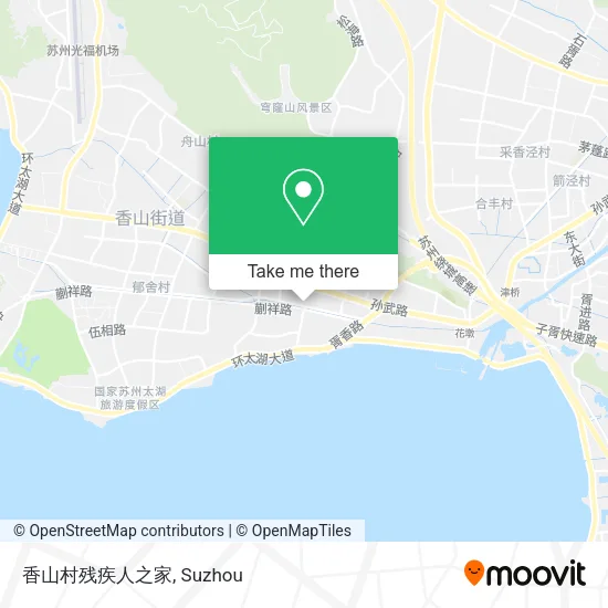香山村残疾人之家 map