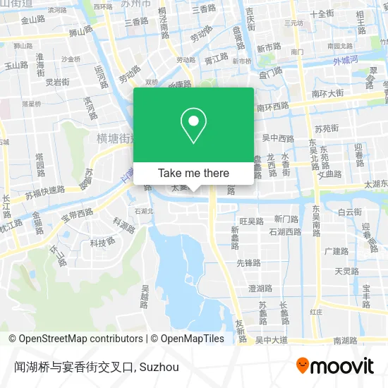 闻湖桥与宴香街交叉口 map