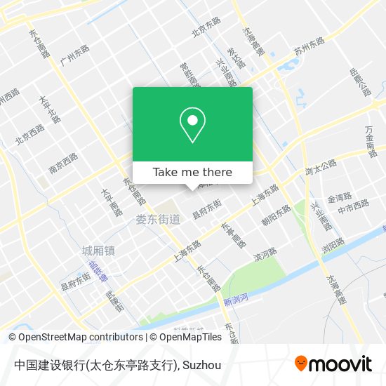 中国建设银行(太仓东亭路支行) map