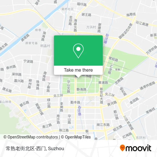 常熟老街北区-西门 map