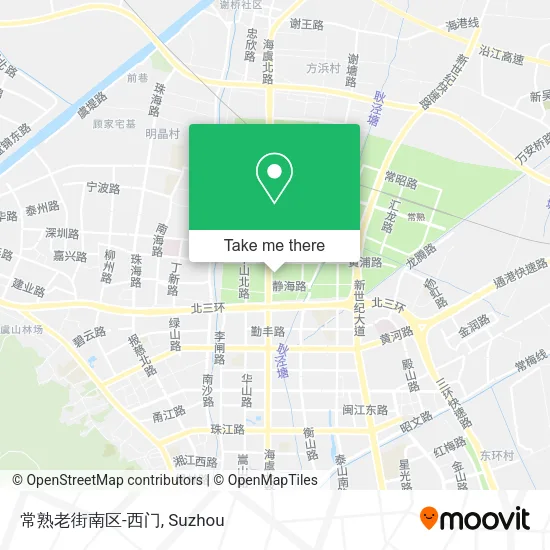 常熟老街南区-西门 map
