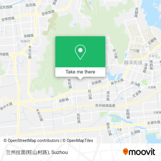 兰州拉面(旺山村路) map