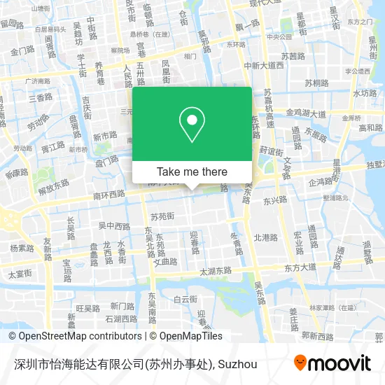 深圳市怡海能达有限公司(苏州办事处) map