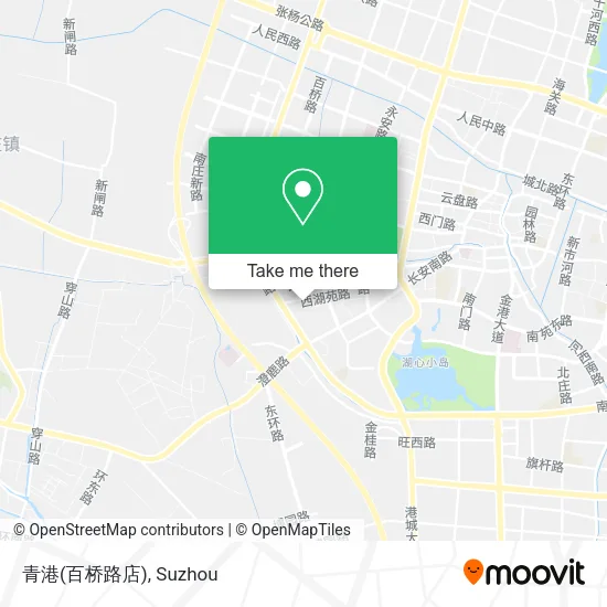 青港(百桥路店) map