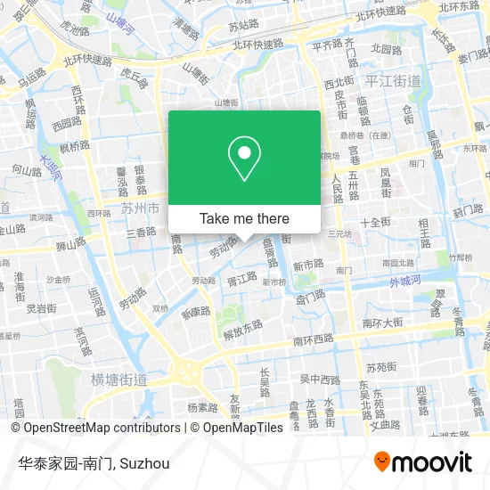 华泰家园-南门 map
